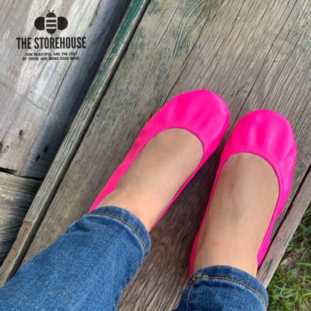 Storehouse Flats Neon Pink